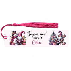 Marque-page métal noël à personnaliser