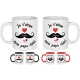 Mug papa personnalisable au prénom de votre choix