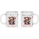Mug enfant personnalisé thème animaux de noël