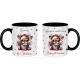 Mug enfant personnalisé thème animaux de noël