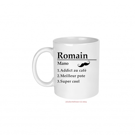 Mug prénom personnalisé, mug définition