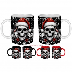 Mug tête de mort et son bonnet de père noël