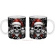 Mug tête de mort et son bonnet de père noël