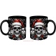 Mug tête de mort et son bonnet de père noël