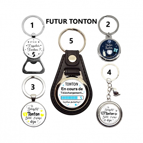 Porte clés, décapsuleur Futur tonton