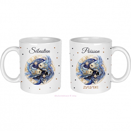 Mug signe astrologique personnalisé