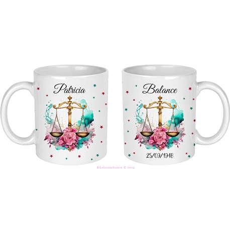 Mug signe astrologique personnalisé