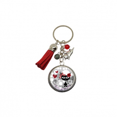 Porte clés chat