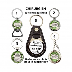 Porte clés, décapsuleur médecin, docteur