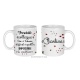 Mug céramique Formidable collègue, dur à trouver, difficile à quitter impossible à oublier