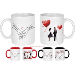 Mug couple, idée cadeau Saint-Valentin