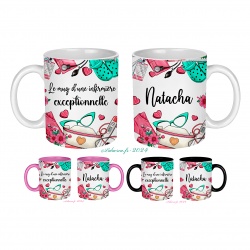 Mug personnalisé Le mug d'une infirmière exceptionnelle, ou autre métier