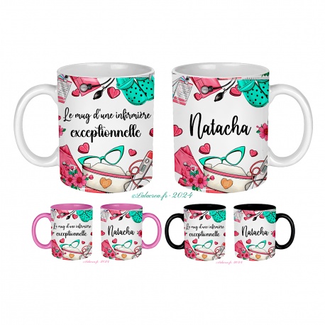 Mug personnalisé Le mug d'une infirmière exceptionnelle, ou autre métier
