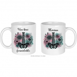Mug kiné, ostéopathe ou étiopathe à personnaliser