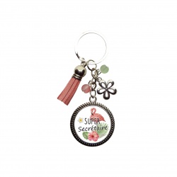 Porte clés "Super secrétaire"