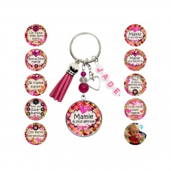 Porte clés mamie personnalisable avec ou sans photo