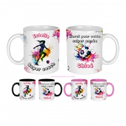 Mug Super coach personnalisable, Merci pour cette  super année