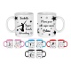 Mug coach de twirling personnalisé