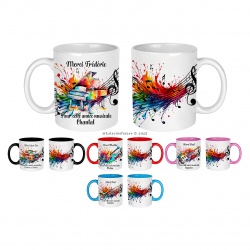 Mug Prof de musique personnalisable, Merci pour cette année musicale