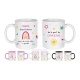 Mug nounou, auxiliaire de crèche personnalisé, merci de m'avoir aidé(e) à grandir
