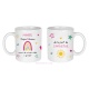 Mug nounou, auxiliaire de crèche personnalisé, merci de m'avoir aidé(e) à grandir