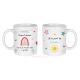 Mug nounou, auxiliaire de crèche personnalisé, merci de m'avoir aidé(e) à grandir