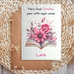 Carte à planter Aesh personnalisée