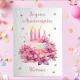 Carte à planter Joyeux anniversaire personnalisable au texte de votre choix