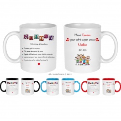 Mug définition maître à personnaliser