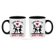 Mug personnalisé J'peux pas j'ai danse, j'peux pas j'ai salsa, bachata, rock'n roll, tango, valse