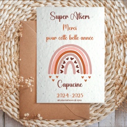 Carte à planter Atsem personnalisée