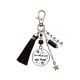 Porte-clés ou bijou de sac "Une orthophoniste au top" personnalisable