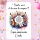 Carte à gratter Joyeux anniversaire personnalisable au texte de votre choix