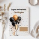 Carte à gratter Joyeux anniversaire personnalisable au texte de votre choix