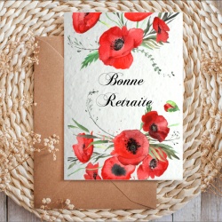 Carte à planter Bonne fête mamie personnalisable au texte de votre choix