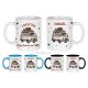 Mug personnalisé J'peux pas j'me barre en VAN