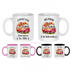 Mug personnalisé J'peux pas j'me barre en VAN