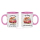 Mug personnalisé J'peux pas j'me barre en VAN