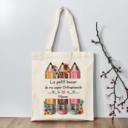 Tote bag Le petit bazar de ma super orthophoniste