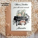 Carte à planter prof de musique, piano, batterie, guitare, violon, clarinette