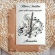 Carte à planter prof de musique, piano, batterie, guitare, violon, clarinette
