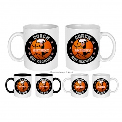 Mug coache de basket personnalisé