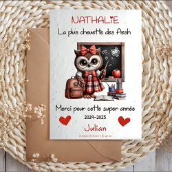 Carte à planter personnalisée AESH