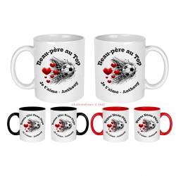 Mug beau-père personnalisable, idée cadeau fête des pères