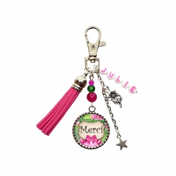 Porte clés merci personnalisé