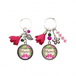 Porte clés Merci personnalisable