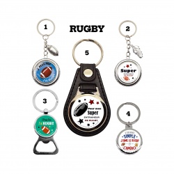 Porte clés, Décapsuleur entraineur de rugby, j'peux pas j'ai rugby