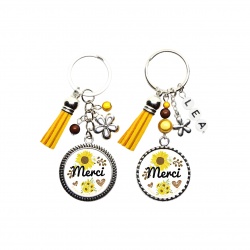 Porte clés Merci personnalisable