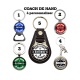 Porte clés Super coach de handball personnalisé au prénom de votre choix