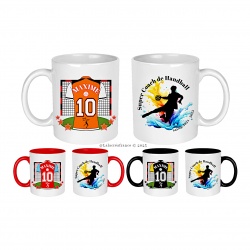 Mug super coach de handball à personnaliser
